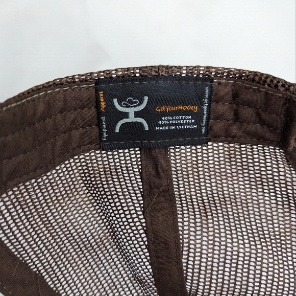 Hooey Trucker Hat Men Snap Back Mesh Brown Stripe Original Classic O Embroidered - Picture 6 of 8